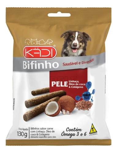 Petisco Para Cães Bifnho Para Pele Kadi 130g