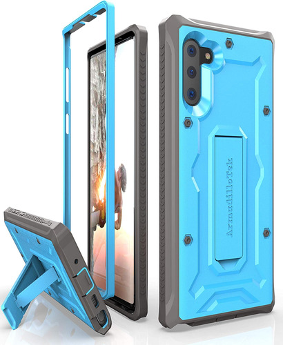 Funda Para Galaxy Note 10 Armadillo Tek Kickstand Blue