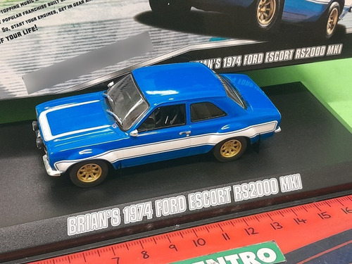 1/43 Greenlight Brian´s Ford Escort Mk1 1974 Rapido & Furios