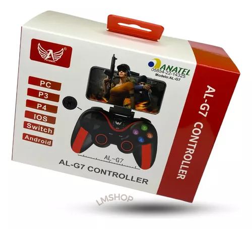 Controle Manete Gamepad Bluetooth Compatível Android Ios Pc