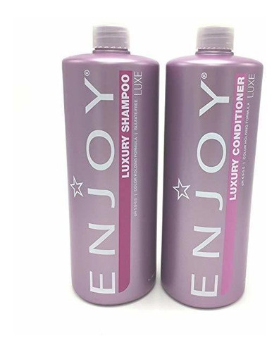 Disfrutar De Cuidado Del Cabello - 33.8 Onza De Lujo Duo Duo