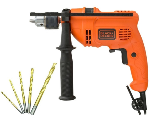 Furadeira Impacto Parafusadeira 1/2 Tm555 Black Decker +kit