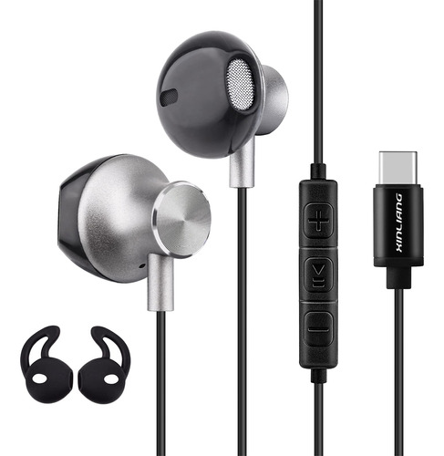 Auriculares Usb C (gris)