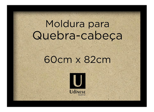 Moldura Para Quebra Cabeça Jogo Game 60cm X 82cm Decoração