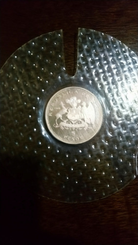 Moneda De Plata Escuela Naval 1968