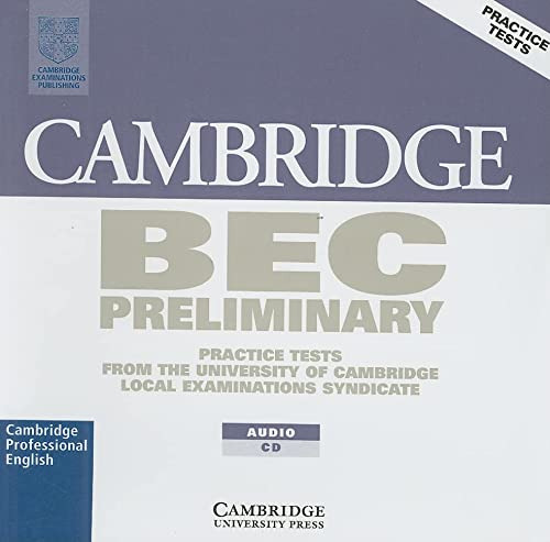 Libro Cambridge Bec Preliminary Audio Cd De Vvaa Cambridge