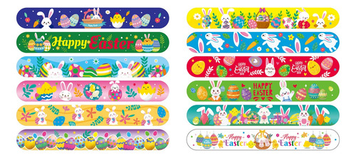 12 Pulseras De Aplausos For Niños De Pascua For Fiestas