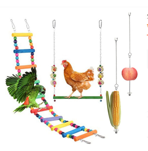 Comedero Colgante Chicken Swing Toys Para Gallinas