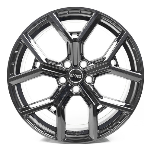 Rodas 21 Range Rover Sport Hse 5x120 Land Rover Discovery Cor Preto Brilhante