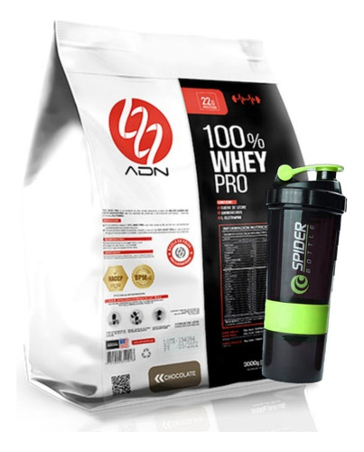 100% Whey Pro 5kg + Shaker - Proteina Whey Adn