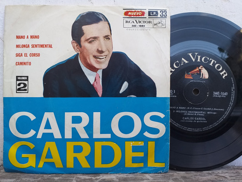 Carlos Gardel - Vol. 2 - Mano A Mano -  Ep Vinilo Tango