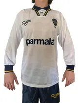 Comprar Camiseta Boca Juniors Olan Blanca Manga Larga Parmalat 1993