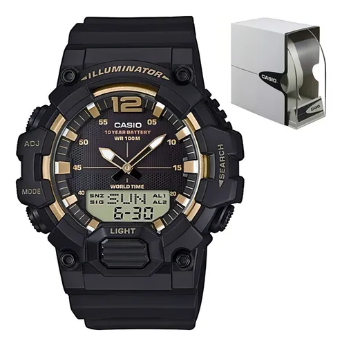 Reloj Casio Hdc 700 Dorado Memorias Alarma Sumergible 100m
