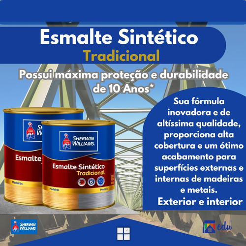Esmalte Sintético Madeiras E Metais Acet Metalatex 900ml