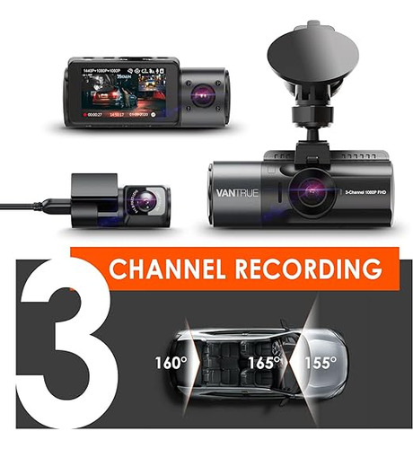 Vantrue N4 3 Canales 4k Dash Cam