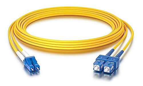 Os1/os2 Lc To Sc Fiber Patch Cable Single Mode Duplex - 10m