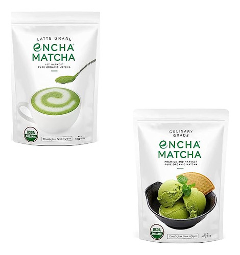 Encha Latte Grade - First Harvest Organic Matcha 500gr Bundl
