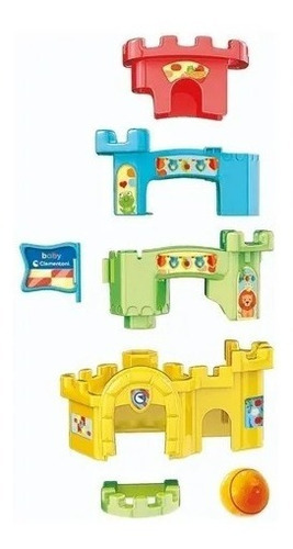 Castillo Apilable Baby Clementoni Torre Pelotas Infantil Color Multicolor
