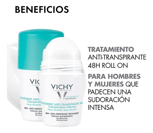 Desodorante Vichy Laboratoires 48h Libre De Alcohol Neutro