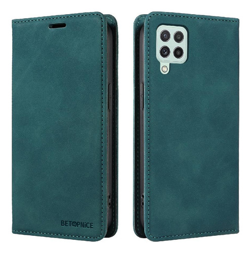 Funda For Samsung Galaxy A22 4g Folio Cartera Pu Cuero