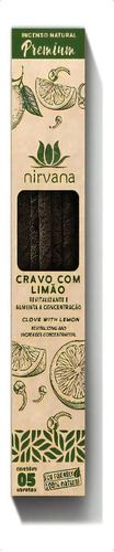 Incenso Cravo Com Limão Longa Duração 5 Varetas Nirvana Fragrância Cravo Com Limão