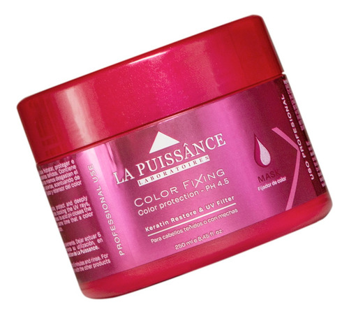 La Puissance Fijador De Color Máscara Cabello Teñido 3c