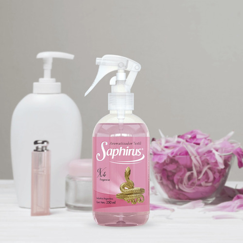Aromatizantes Textiles Saphirus, 24 Unidades De 250ml