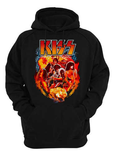 Sudaderas Kiss Rock Full Color Dis 07-18 Diseños Disponi