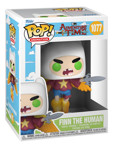 Funko Pop! Animation Finn El Humano #1077 Hora De Aventura