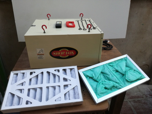 Filtro Purificador De Aire Shop Fox W1830 Para Carpinteria (Usado)