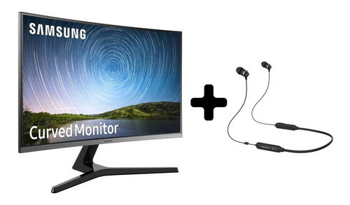 Monitor Samsung Curvo 27 Fhd Freesync + Audifonos Bt A80c
