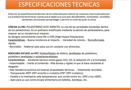 Imagen 6 de 10 de Mascara Careta Protector Facial Transparente X 10 Unidades