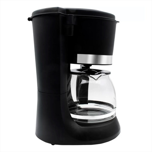 Cafetera Eléctrica Filtro Microsonic 1.2l Jarra Vidrio Color Negro