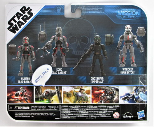 Star Wars 2 Sets: Mission Fleet Bad Batch & Barc Speeder