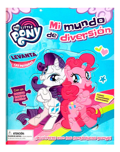 Libro My Little Pony Mi Mundo De Diversion C/ Stickers
