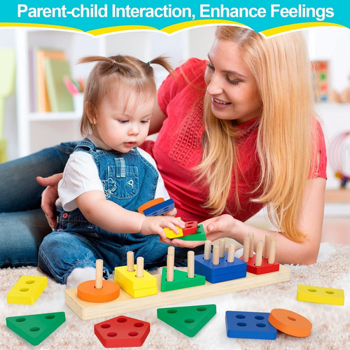 Juguetes Montessori 1-2 Años-material Didáctico Preescolar