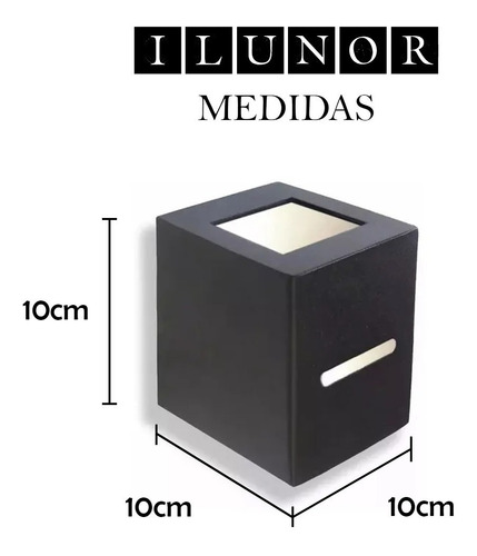 Imagen 4 de 10 de Aplique Difusor Unidireccional Exterior G9 Apto Led 3002