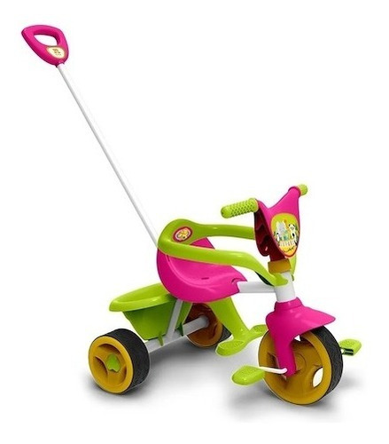 Triciclo Infantil Con Barra Safari Kuma Kids Baul Niños Toys