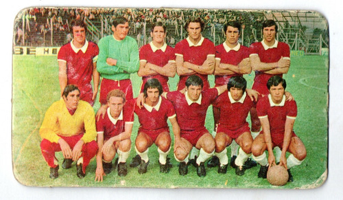 Figurita Lanus Tarjeton Futbol 1971  Nº 21