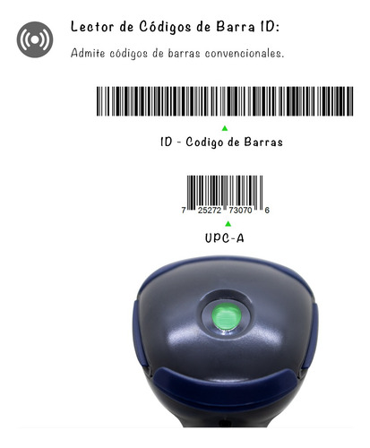 Imagen 3 de 10 de Lector Codigo Barras Laser Conexion Usb.
