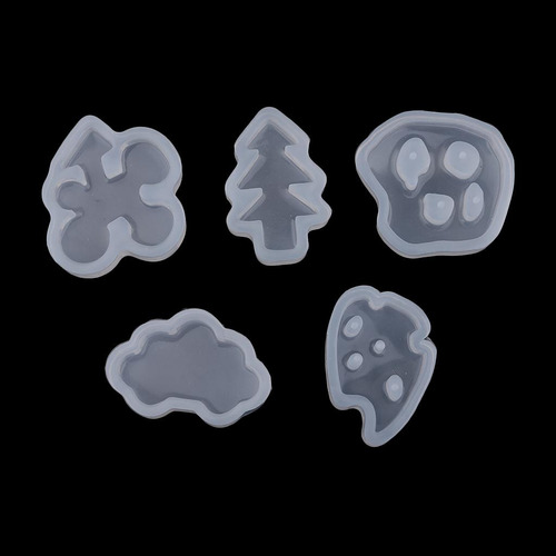 1 Juego De 5 Formas De Silicona Diy Molde De Joyería Molde
