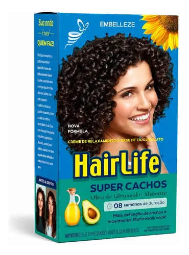 Hairlife Super Cachos Solto E Natural 180g