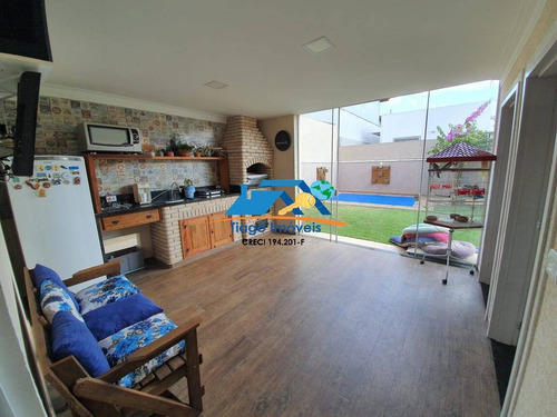 Imagem 5 de 15 de Linda Casa A Venda No Condomínio Terras De Atibaia - 877