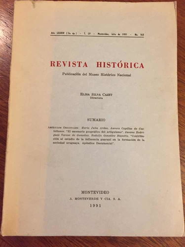 Revista Histórica. Dir. Silva Cazet. Nro. 163 - 1991. Env