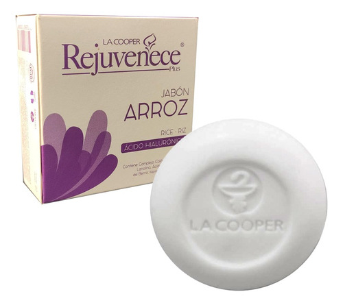 6 Jabón Rejuvenece Plus A Base De Arroz & Acido Hialurónico