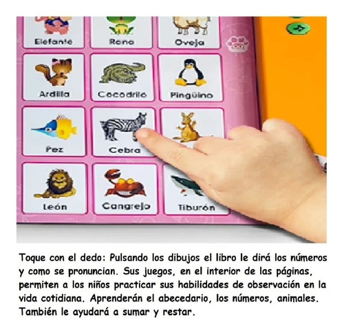 UClever Libro Computadora Educativa Libro Electrónico Mi E-book
