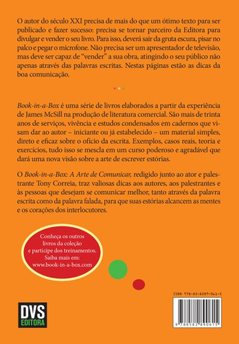 Book In A Box - A Arte De Comunicar, de McSill, James. Editorial Dvs Editora Ltda, capa mole em português, 2013
