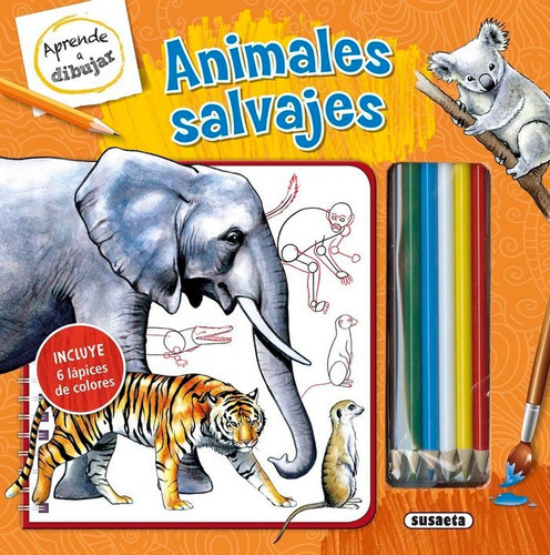 Animales Salvajes, De Susaeta, Equipo. Editorial Susaeta, Tapa Dura En Español