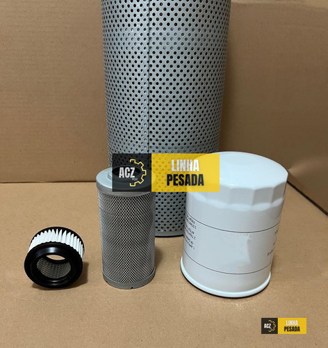Conjunto Filtros Hidráulico Escavadeira Hyundai R160lc-9s