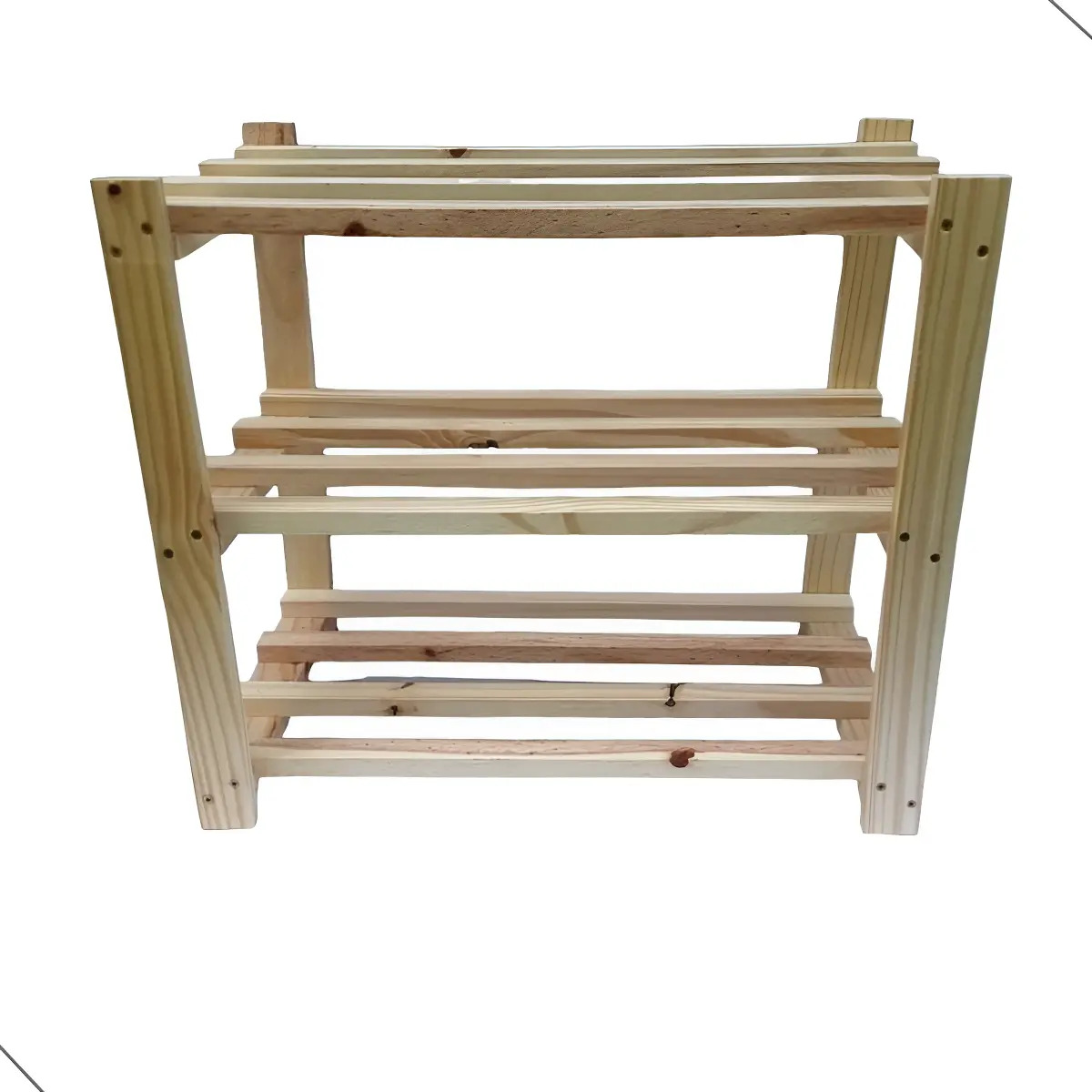 Conjunto Prateleiras Pinus Organizadora De Calçados